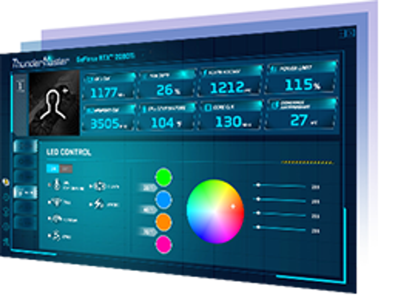 Palit ThunderMaster Utility Interface for Customization